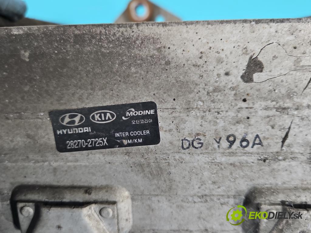 Kia Sportage II 2004-2010 2.0 crdi 150 HP manual 110 kW 1991 cm3 5- Intercooler 28270-2725X (Intercooler (chladič nasávaného vzduchu))