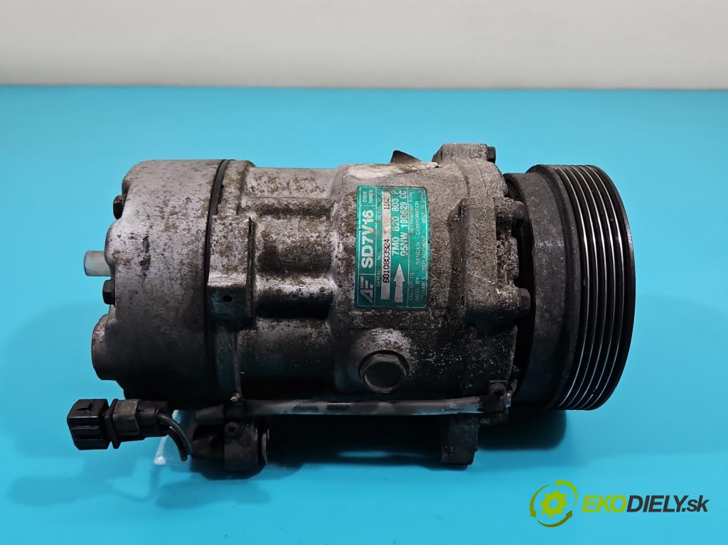 Vw Sharan I 1995-2010 1.9 tdi 110 HP manual 81 kW 1896 cm3 5- Kompresor: klimatizácie 95NW19D629CC (Kompresory klimatizácie)
