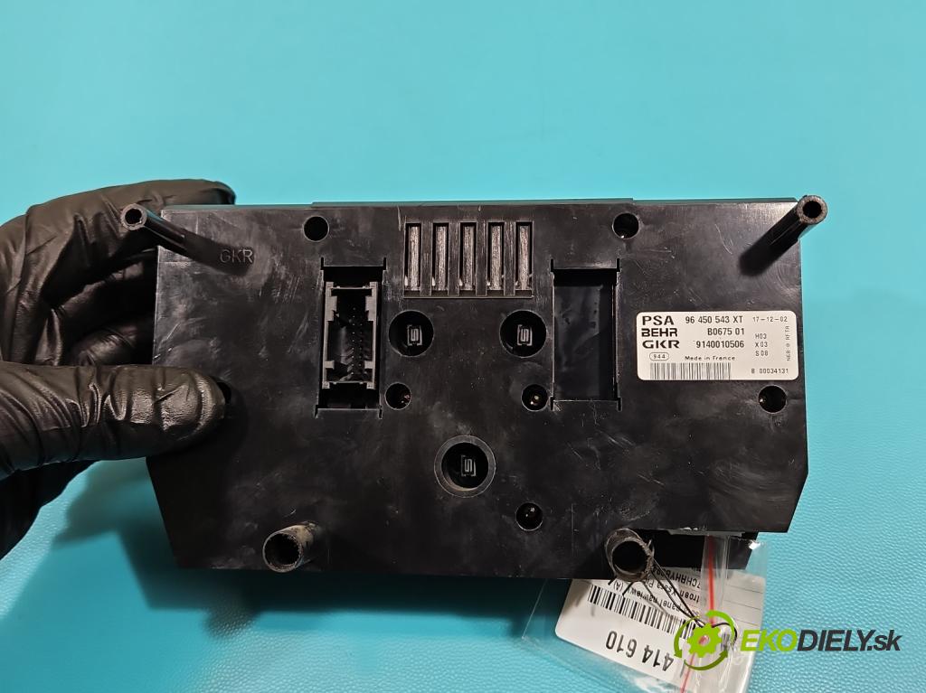 Citroen Xsara Picasso 2.0 HDI 90 HP manual 66 kW 1997 cm3 5- panel kúrenia 96450543XT