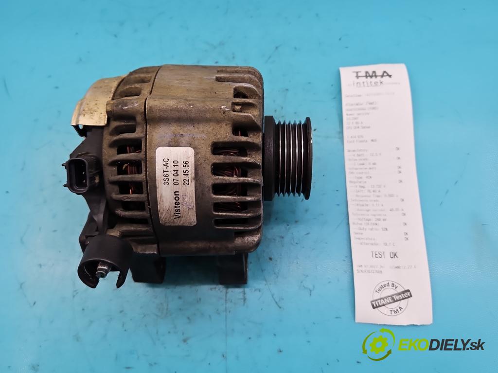 Ford Fiesta Mk6 2002-2008 1.4 tdci 68 HP manual 50 kW 1399 cm3 5- Alternator 3S6T-AC (Alternátory)