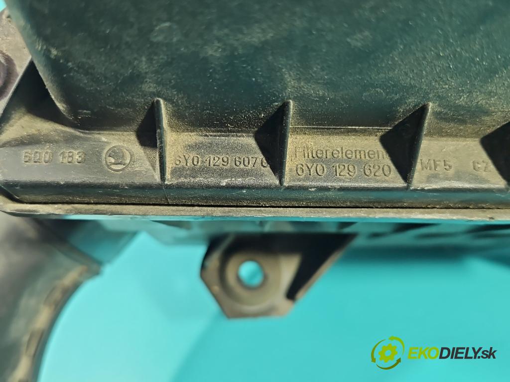 Skoda Fabia I 1999-2007 1.4b: 60 HP manual 44 kW 1397 cm3 5- obal filtra vzduchu 6Y0129607C (Obaly filtrov vzduchu)
