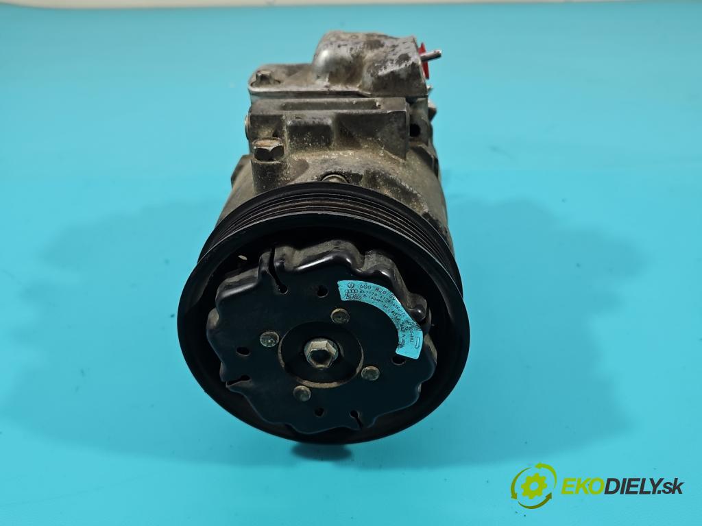 Skoda Fabia I 1999-2007 1.4b: 60 HP manual 44 kW 1397 cm3 5- Kompresor: klimatizácie 6Q0820803D (Kompresory klimatizácie)