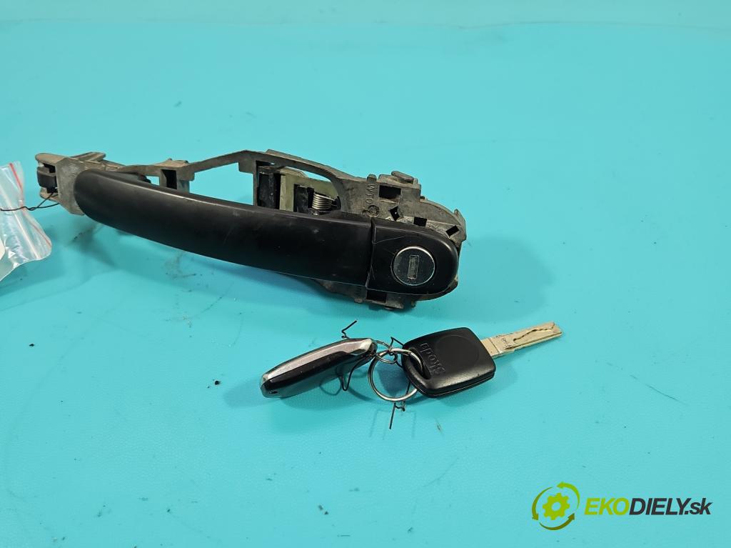 Skoda Fabia I 1999-2007 1.4b: 60 HP manual 44 kW 1397 cm3 5- rukoväť predné ľavé mimo: 1U0837885 (Vonkajšie predné ľavé)