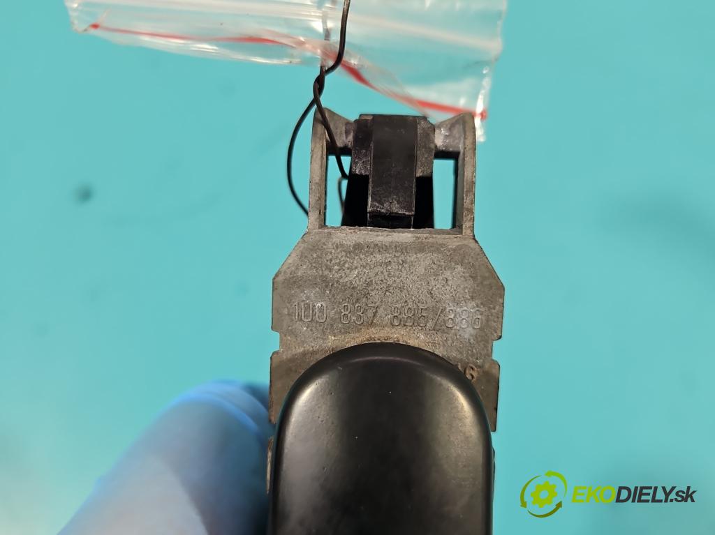 Skoda Fabia I 1999-2007 1.4b: 60 HP manual 44 kW 1397 cm3 5- rukoväť predné ľavé mimo: 1U0837885 (Vonkajšie predné ľavé)