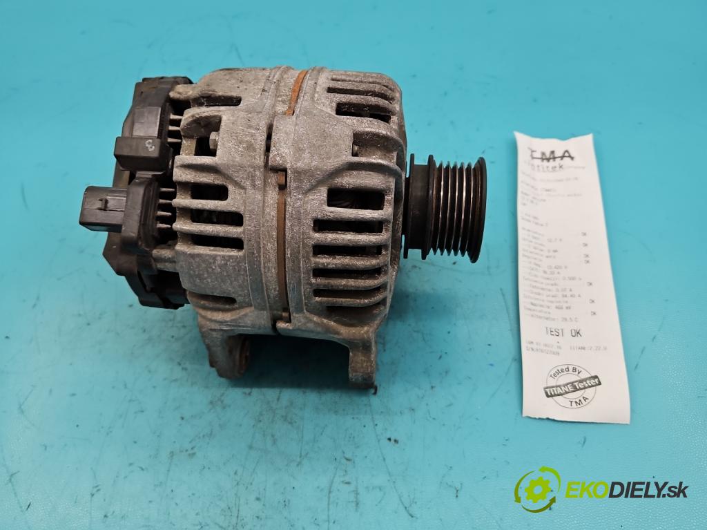 Skoda Fabia I 1999-2007 1.4b: 60 HP manual 44 kW 1397 cm3 5- Alternator 037903025M (Alternátory)