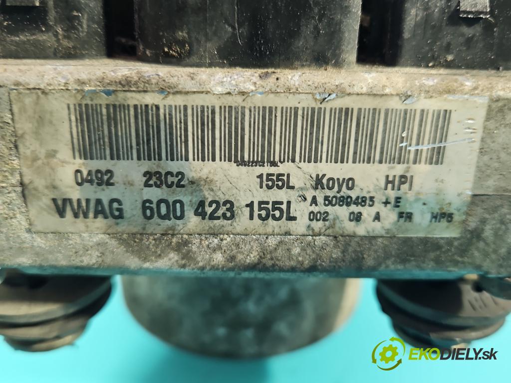 Skoda Fabia I 1999-2007 1.4b: 60 HP manual 44 kW 1397 cm3 5- čerpadlo posilovač 6Q0423155L (Servočerpadlá, pumpy riadenia)