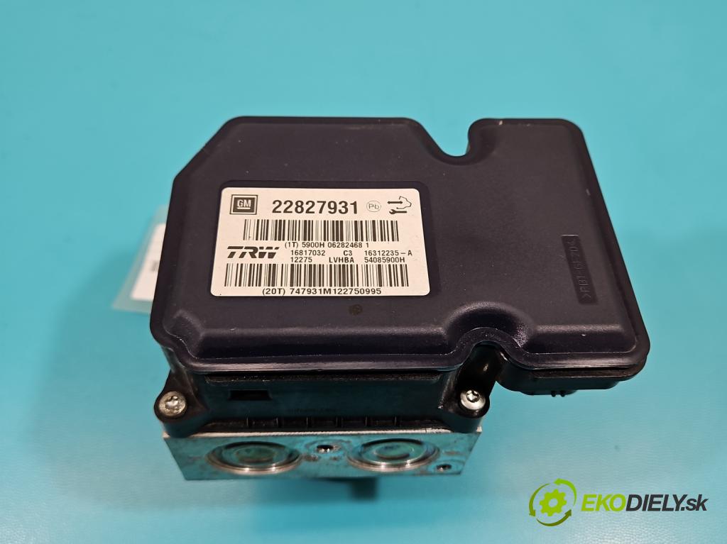 Opel Insignia A 2008-2017 1.6 T 179KM manual 132 kW 1598 cm3 4- čerpadlo abs 22827931 (Pumpy ABS)