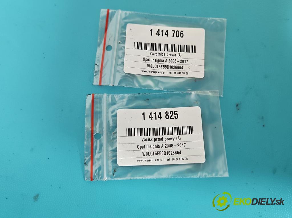 Opel Insignia A 2008-2017 1.6 T 179KM manual 132 kW 1598 cm3 4- náboj pravé (Náboje)