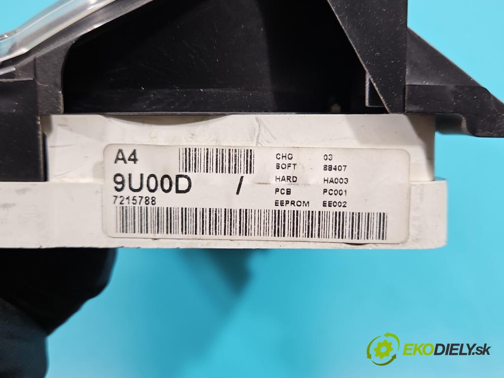 Nissan Note I 2006-2012 1.4 16V 88 HP manual 65 kW 1386 cm3 5- prístrojovka/ budíky 7215788 (Prístrojové dosky, displeje)