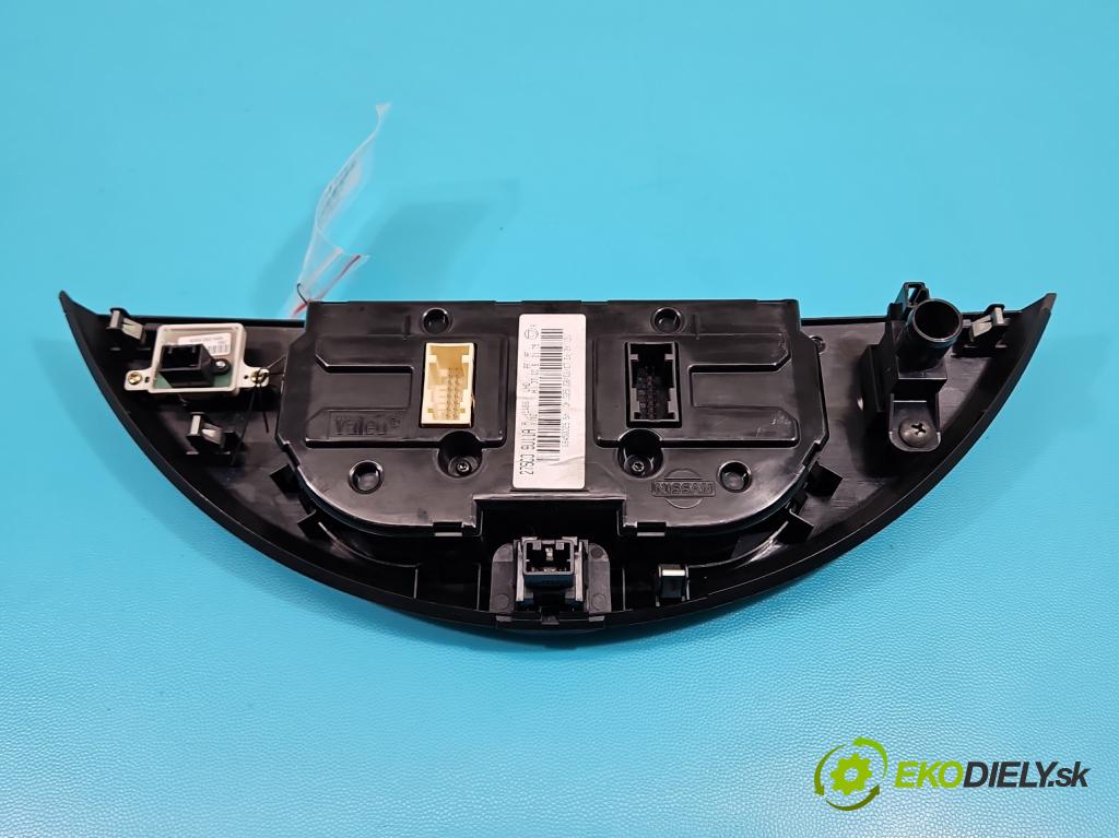 Nissan Note I 2006-2012 1.4 16V 88 HP manual 65 kW 1386 cm3 5- panel kúrenia 27500-9U11A