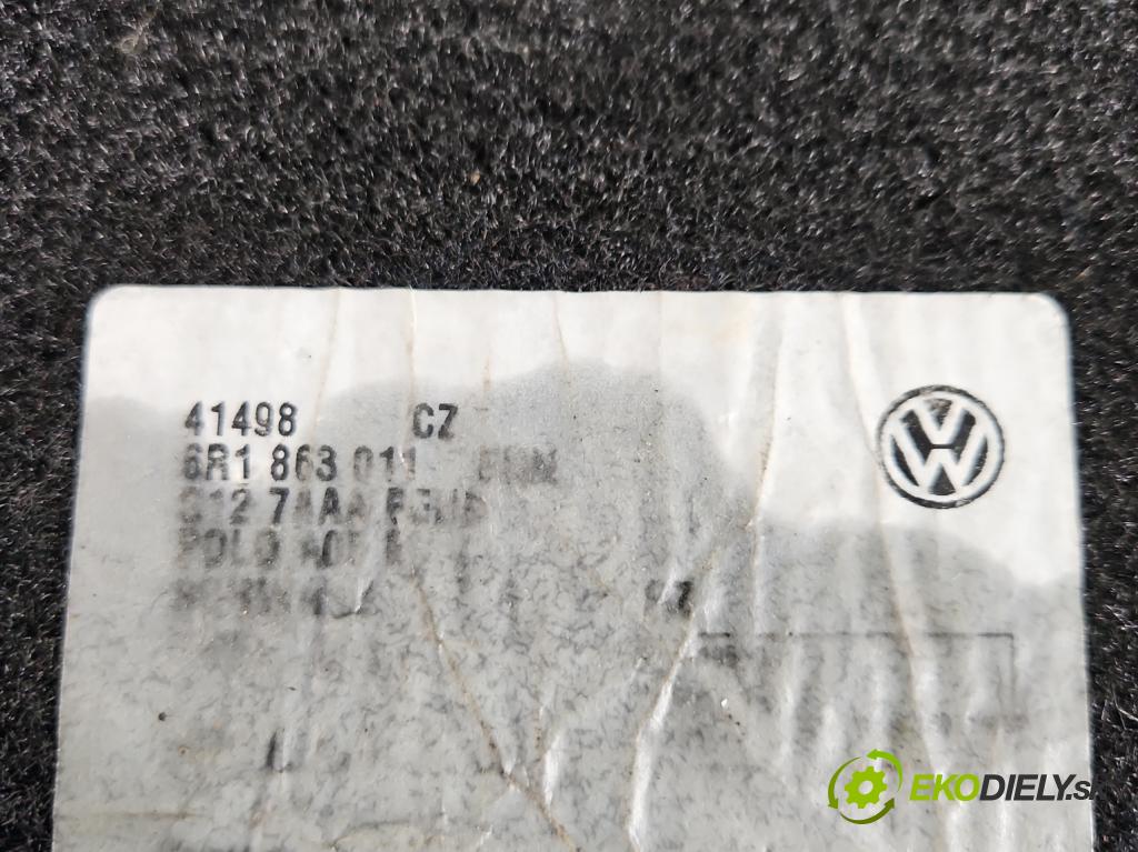 Vw Polo V 6R 2009-2017 1.2 16v 90 HP manual 66 kW 1197 cm3 5- Koberce: 6R1863011