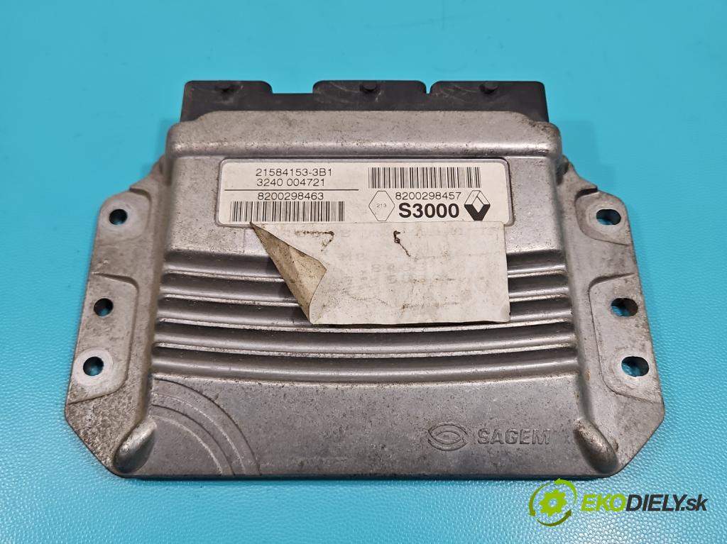 Renault Megane II 2003-2008 1.4 16V 98 HP manual 72 kW 1390 cm3 5- riadiaca jednotka motora 8200298463