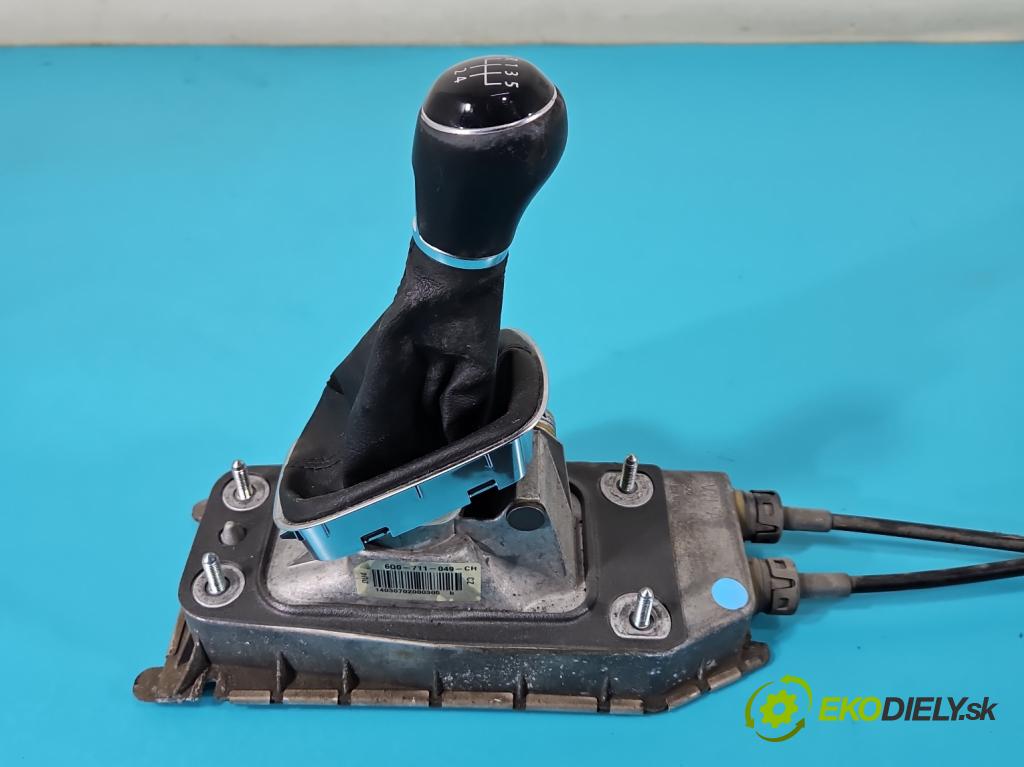 Vw Polo V 6R 2009-2017 1.2 16v 90 HP manual 66 kW 1197 cm3 5- Páka: Změny: stupeň,rýchlosť 6Q0711049CH (Rýchlostná páka (kulisa))