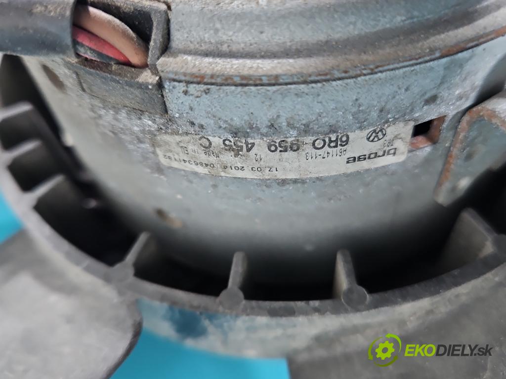 Vw Polo V 6R 2009-2017 1.2 16v 90 HP manual 66 kW 1197 cm3 5- Ventilátor chladiča 6R0959455C
