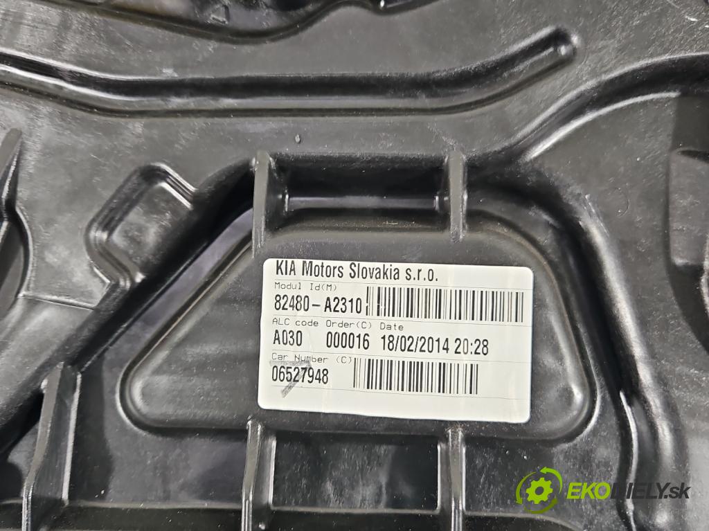 Kia Ceed II 2012-2018 1.6 CRDI 110 hp manual 81 kW 1582 cm3 5- mechanismus stahování přední pravý 82480-A2310