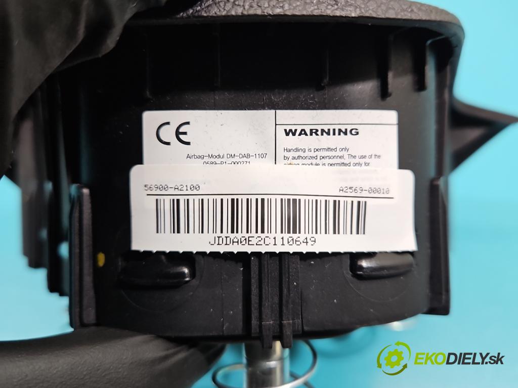 Kia Ceed II 2012-2018 1.6 CRDI 110 HP manual 81 kW 1582 cm3 5- airbag vzduch: Řidiči: 56900-A2100 (Airbagy)