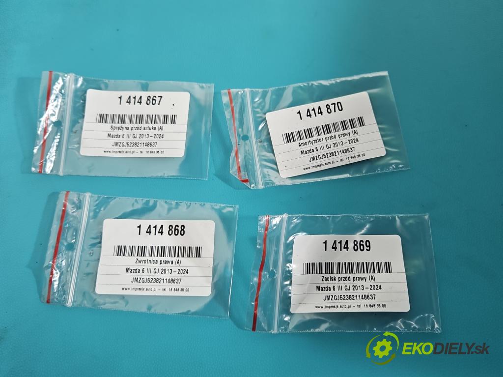 Mazda 6 III GJ 2012-2024 2.5 16V 192 hp automatic 141 kW 2488 cm3 4- pružina přední