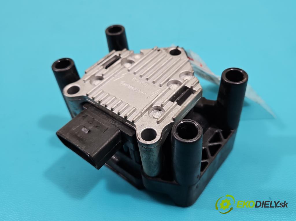 Vw Polo III 6N 1994-2001 1.4 MPI 60 HP manual 44 kW 1390 cm3 3- cievka zapaľovacia  (Zapaľovacie cievky, moduly)