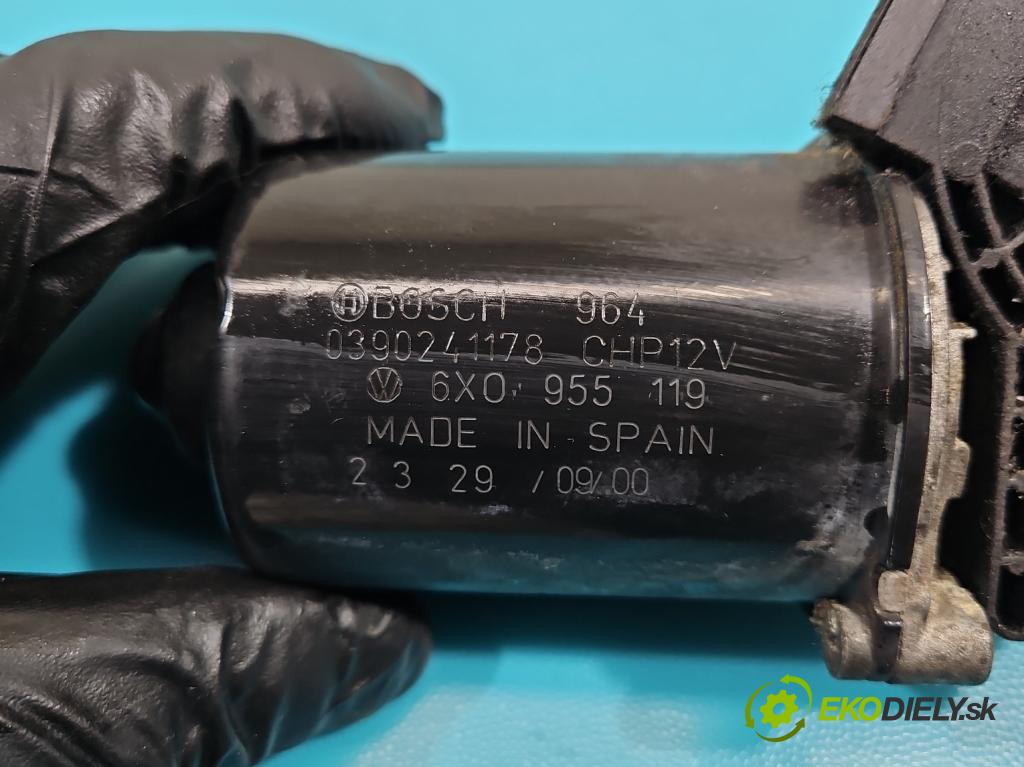 Vw Polo III 6N 1994-2001 1.4 MPI 60 hp manual 44 kW 1390 cm3 3- motor stěračů přední 6X0955119