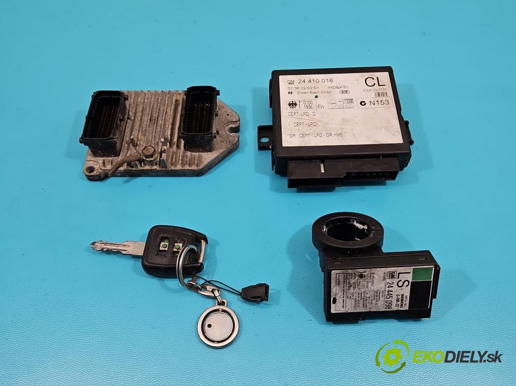 Opel Zafira A 1999-2005 1.8 16V 125 HP manual 92 kW 1796 cm3 5- riadiaca jednotka motora 09158726