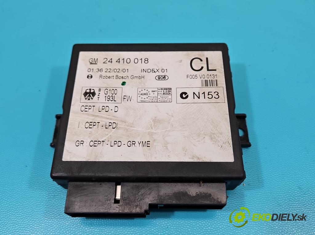 Opel Zafira A 1999-2005 1.8 16V 125 HP manual 92 kW 1796 cm3 5- riadiaca jednotka motora 09158726
