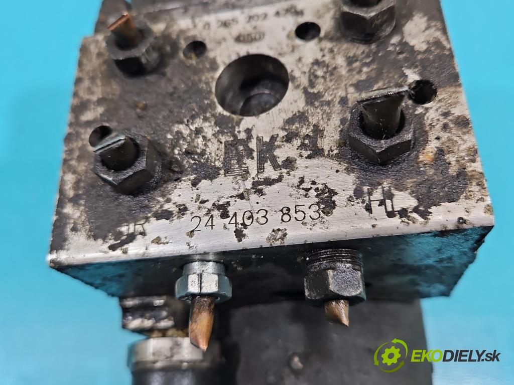 Opel Zafira A 1999-2005 1.8 16V 125 HP manual 92 kW 1796 cm3 5- čerpadlo abs 0265202479 (Pumpy ABS)