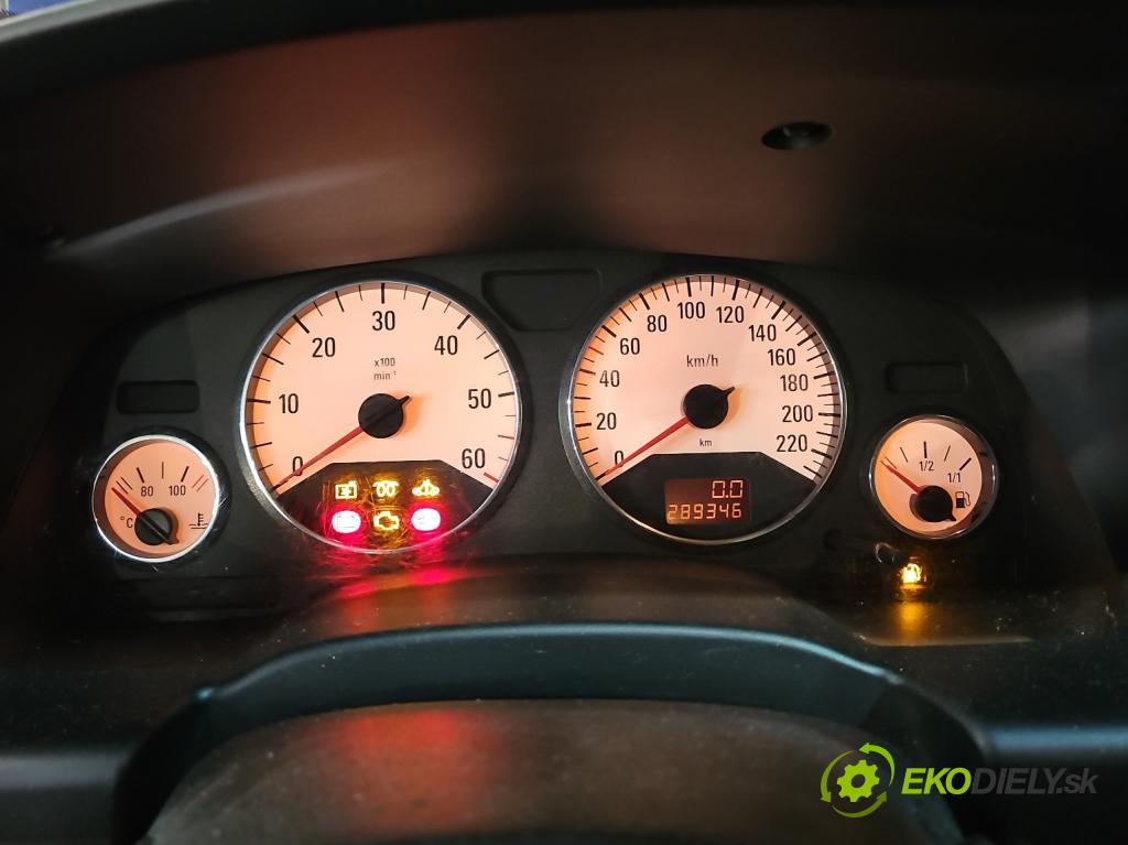 Opel Zafira A 1999-2005 2.0 DTI 101 HP manual 74 kW 1995 cm3 5- prístrojovka/ budíky 24461761JN (Prístrojové dosky, displeje)