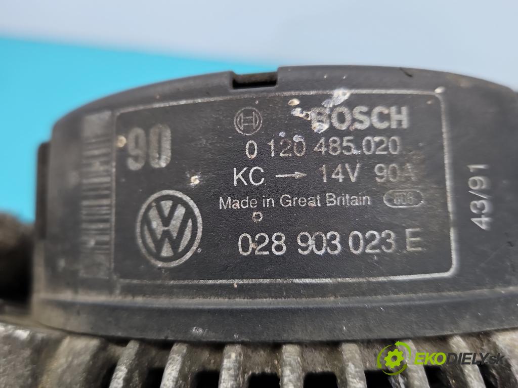 Vw Passat B3 1988-1993 1.9 td 75 HP manual 55 kW 1896 cm3 5- Alternator 0120485020 (Alternátory)