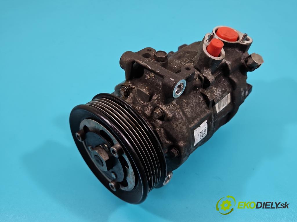 Vw Polo V 6R 2009-2017 1.2 16v 90 HP manual 66 kW 1197 cm3 5- Kompresor: klimatizácie 5Q0820803 (Kompresory klimatizácie)