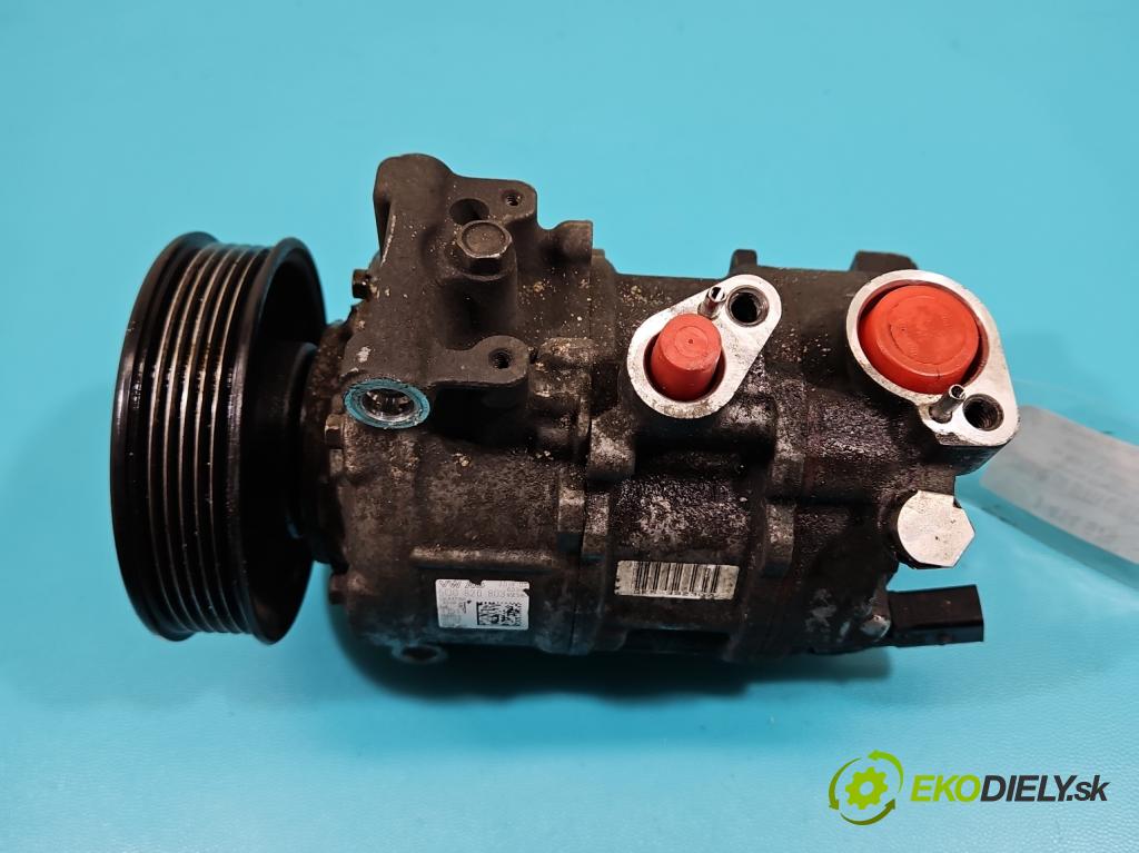 Vw Polo V 6R 2009-2017 1.2 16v 90 HP manual 66 kW 1197 cm3 5- Kompresor: klimatizácie 5Q0820803 (Kompresory klimatizácie)