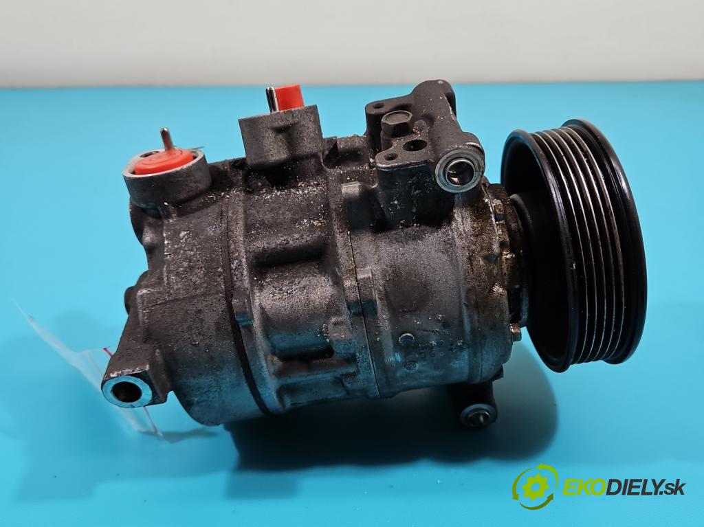 Vw Polo V 6R 2009-2017 1.2 16v 90 HP manual 66 kW 1197 cm3 5- Kompresor: klimatizácie 5Q0820803 (Kompresory klimatizácie)