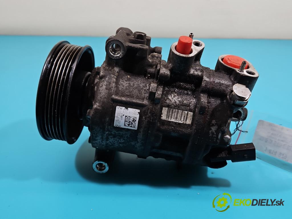 Vw Polo V 6R 2009-2017 1.2 16v 90 HP manual 66 kW 1197 cm3 5- Kompresor: klimatizácie 5Q0820803 (Kompresory klimatizácie)