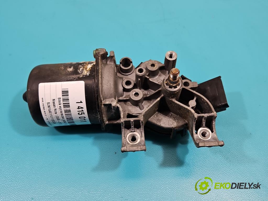 Nissan Note I 2006-2012 1.4 16V 88 hp manual 65 kW 1386 cm3 5- motor stěračů přední