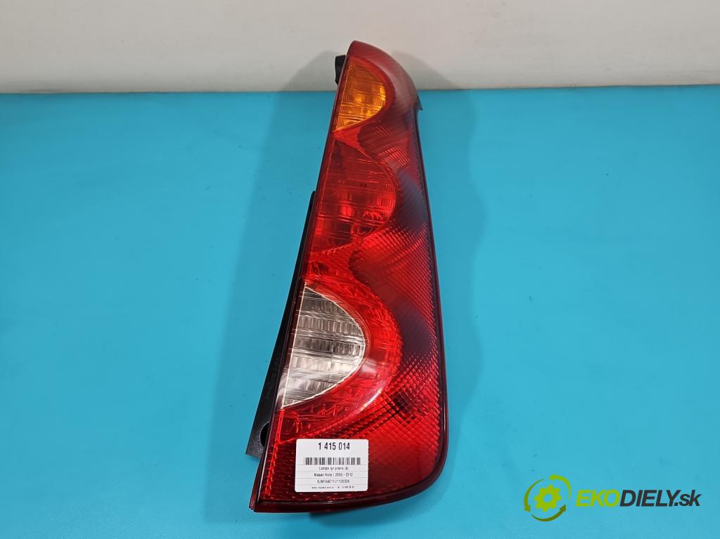 Nissan Note I 2006-2012 1.4 16V 88 hp manual 65 kW 1386 cm3 5- světlo zadní pravé  (Ostatné)