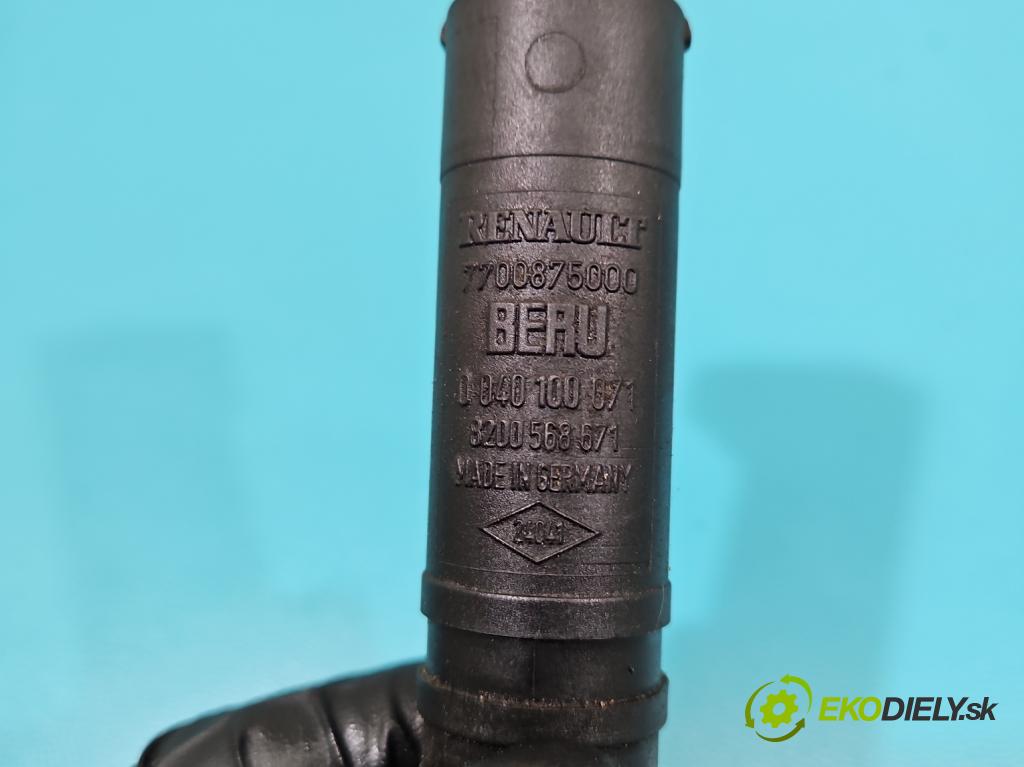 Renault Megane II 2003-2008 1.6 16V 111KM manual 82 kW 1598 cm3 4- cievka zapaľovacia 0040100071 (Zapaľovacie cievky, moduly)