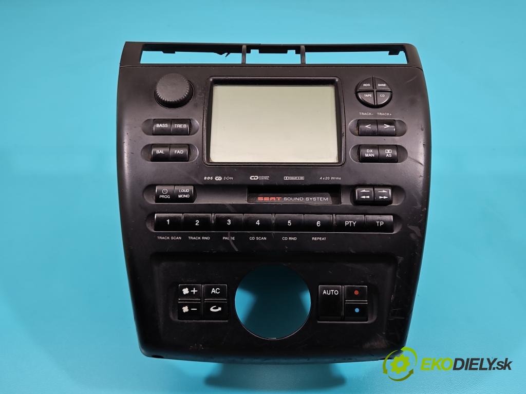 Seat Cordoba I 1993-2002 1.9 SDI 64 HP manual 47 kW 1896 cm3 4- Radio originál 6K0035186C