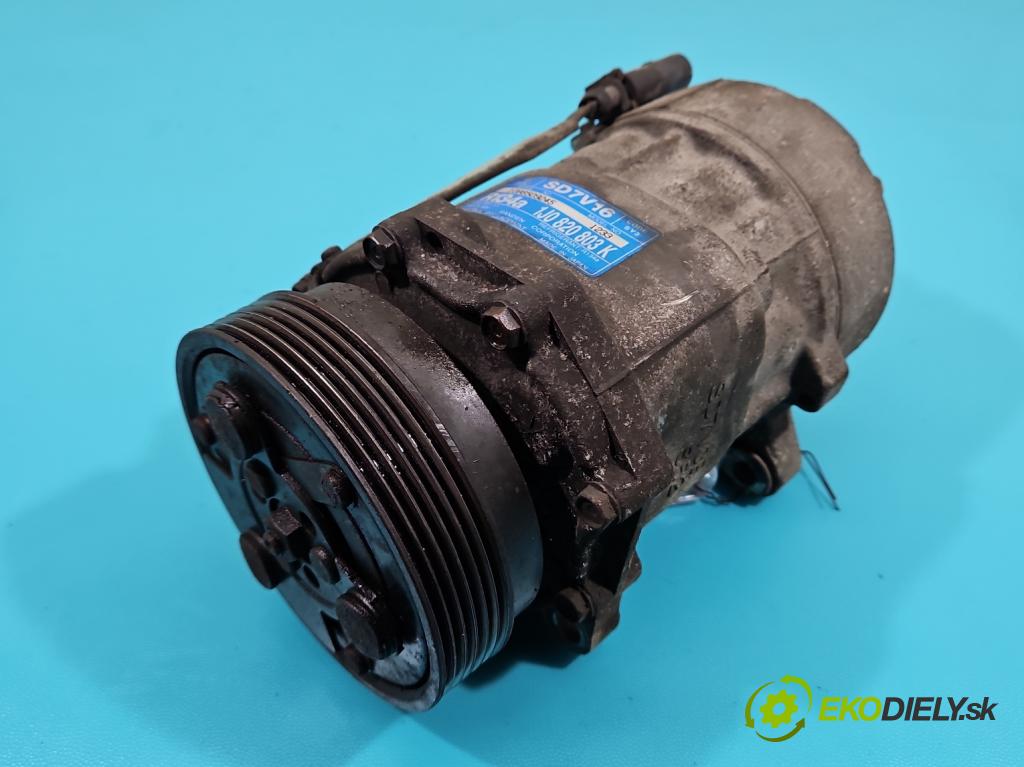 Skoda Octavia I 1996-2010 2.0 8V 116 HP manual 85 kW 1984 cm3 5- Kompresor: klimatizácie 1J0820803K (Kompresory klimatizácie)