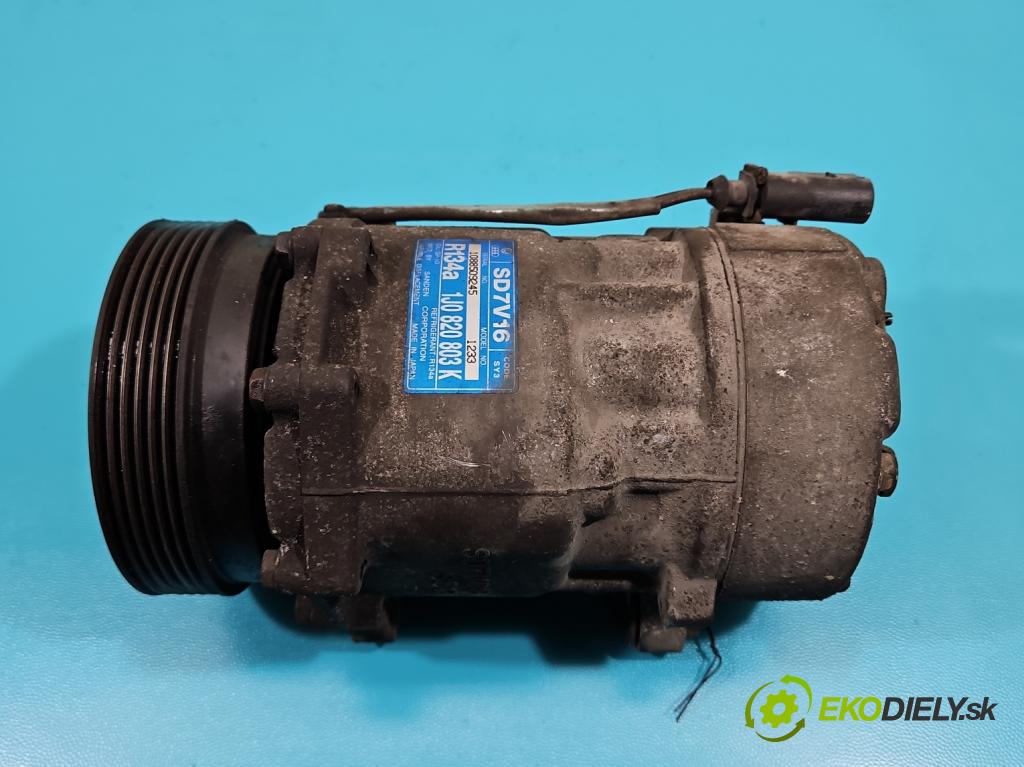 Skoda Octavia I 1996-2010 2.0 8V 116 HP manual 85 kW 1984 cm3 5- Kompresor: klimatizácie 1J0820803K (Kompresory klimatizácie)
