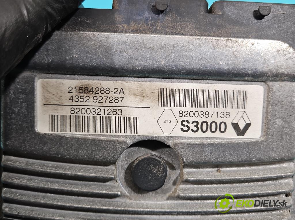 Renault Scenic II 2003-2009 1.6 16v 113 HP manual 83 kW 1598 cm3 5- riadiaca jednotka motora 8200321263