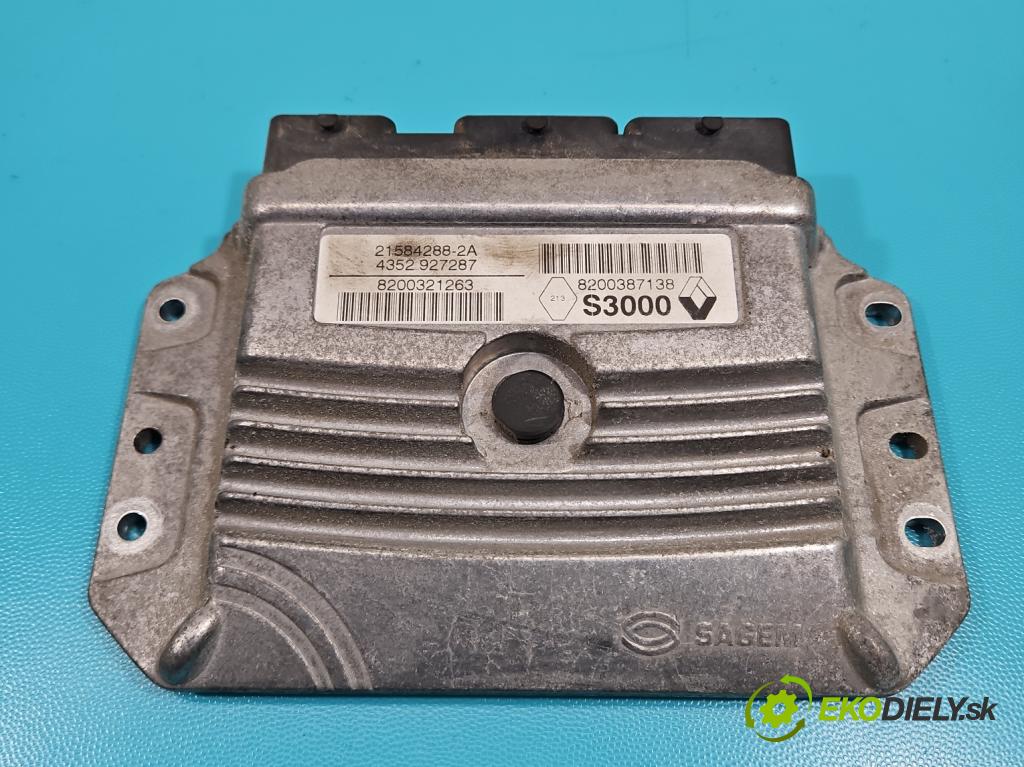 Renault Scenic II 2003-2009 1.6 16v 113 HP manual 83 kW 1598 cm3 5- riadiaca jednotka motora 8200321263