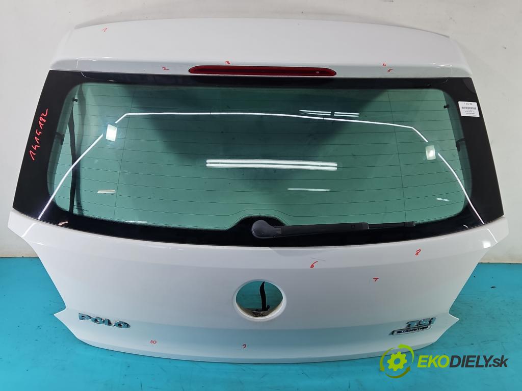 Vw Polo V 6R 2009-2017 1.2 16v 90 hp manual 66 kW 1197 cm3 5- zadní kufrové dveře  (Zadní kapoty)