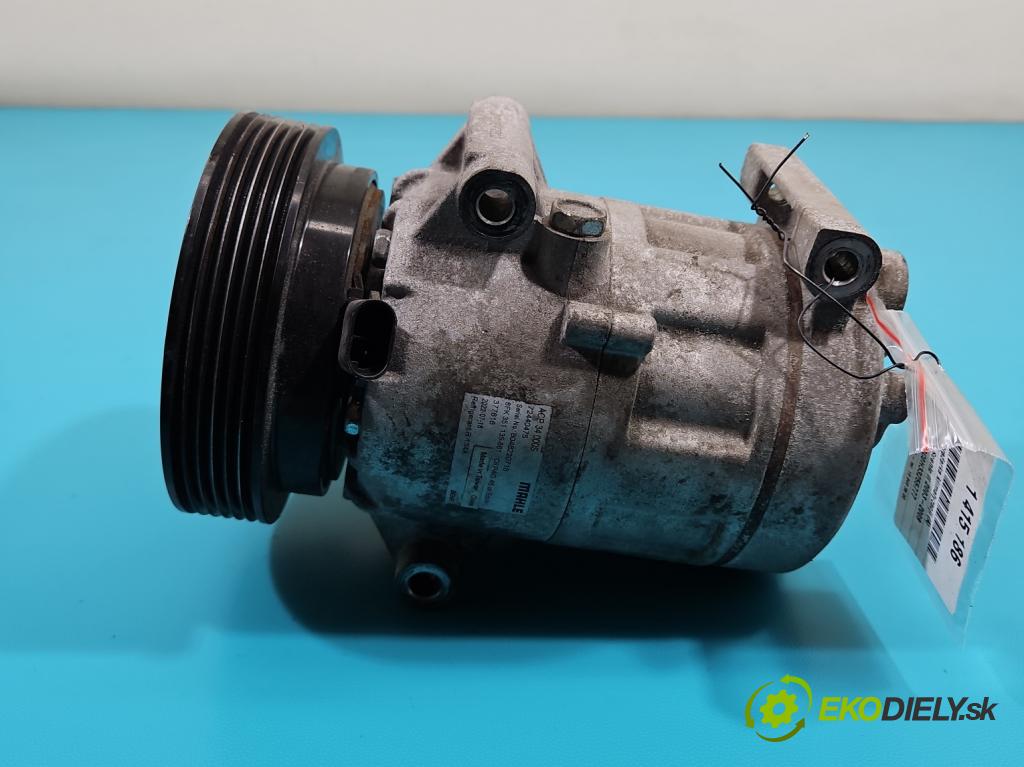 Renault Scenic II 2003-2009 1.6 16v 113 HP manual 83 kW 1598 cm3 5- Kompresor: klimatizácie 8FK351135-861 (Kompresory klimatizácie)