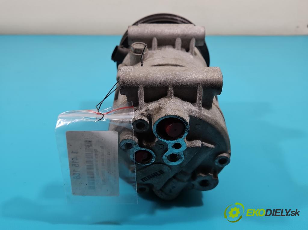 Renault Scenic II 2003-2009 1.6 16v 113 HP manual 83 kW 1598 cm3 5- Kompresor: klimatizácie 8FK351135-861 (Kompresory klimatizácie)