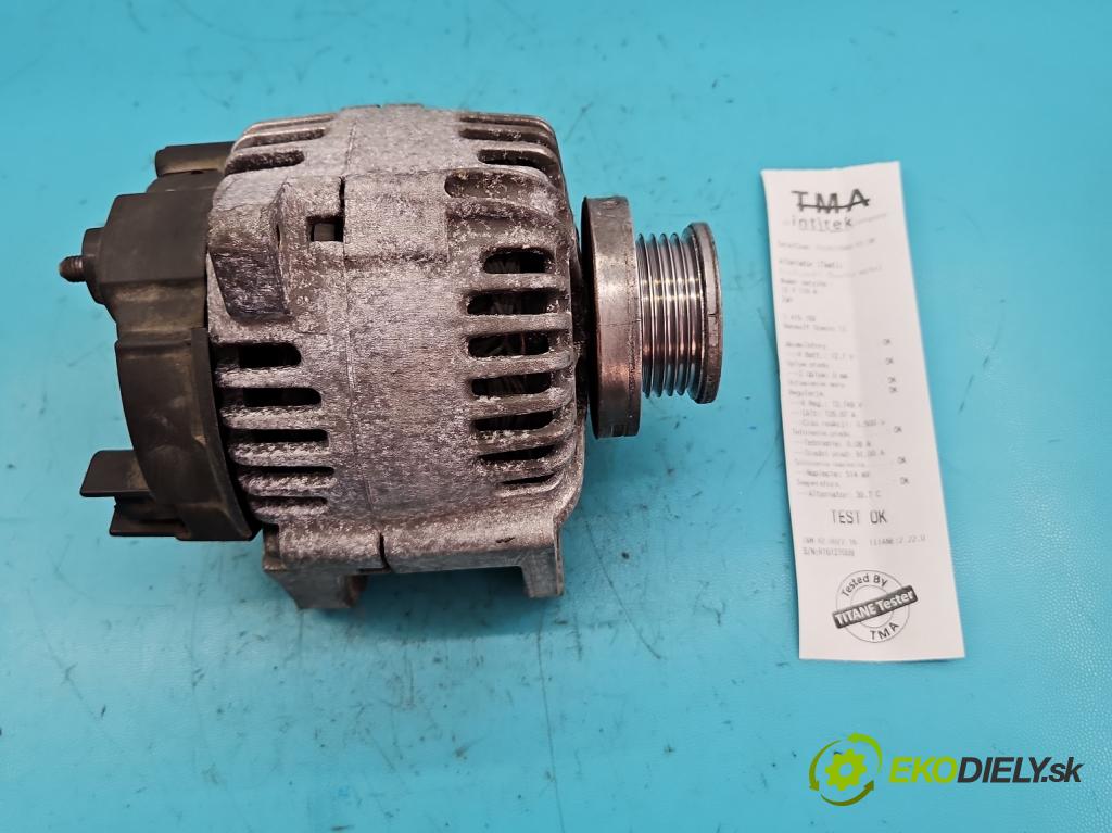 Renault Scenic II 2003-2009 1.6 16v 113 HP manual 83 kW 1598 cm3 5- Alternator 8200100907 (Alternátory)