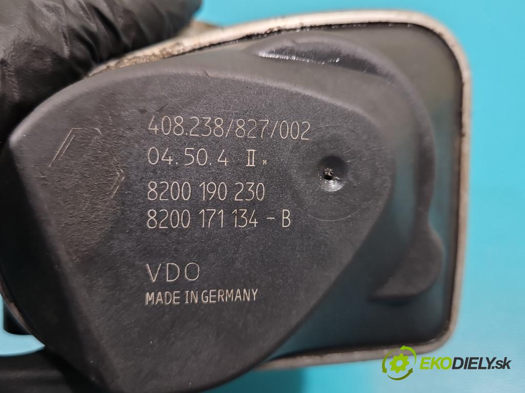 Renault Scenic II 2003-2009 1.6 16v 113 HP manual 83 kW 1598 cm3 5- klapka 8200190230 (Škrtiace klapky)