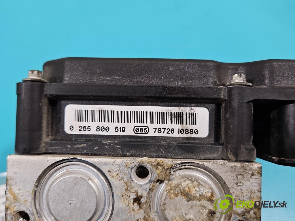 Renault Megane II 2003-2008 1.6 16V 111KM manual 82 kW 1598 cm3 4- čerpadlo abs 0265800519 (Pumpy ABS)