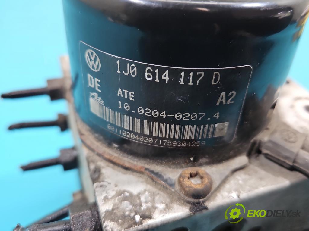 Vw Golf IV 1997-2003 1.9 TDI 90 HP manual 66 kW 1896 cm3 5- čerpadlo abs 1J0614117D (Pumpy ABS)