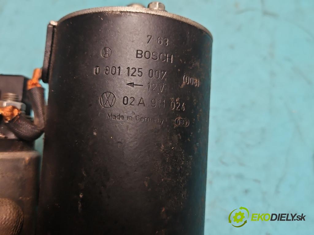 Vw Bora 1.9 TDI 90 HP manual 66 kW 1896 cm3 4- štartér 0001125007 (Štartér)