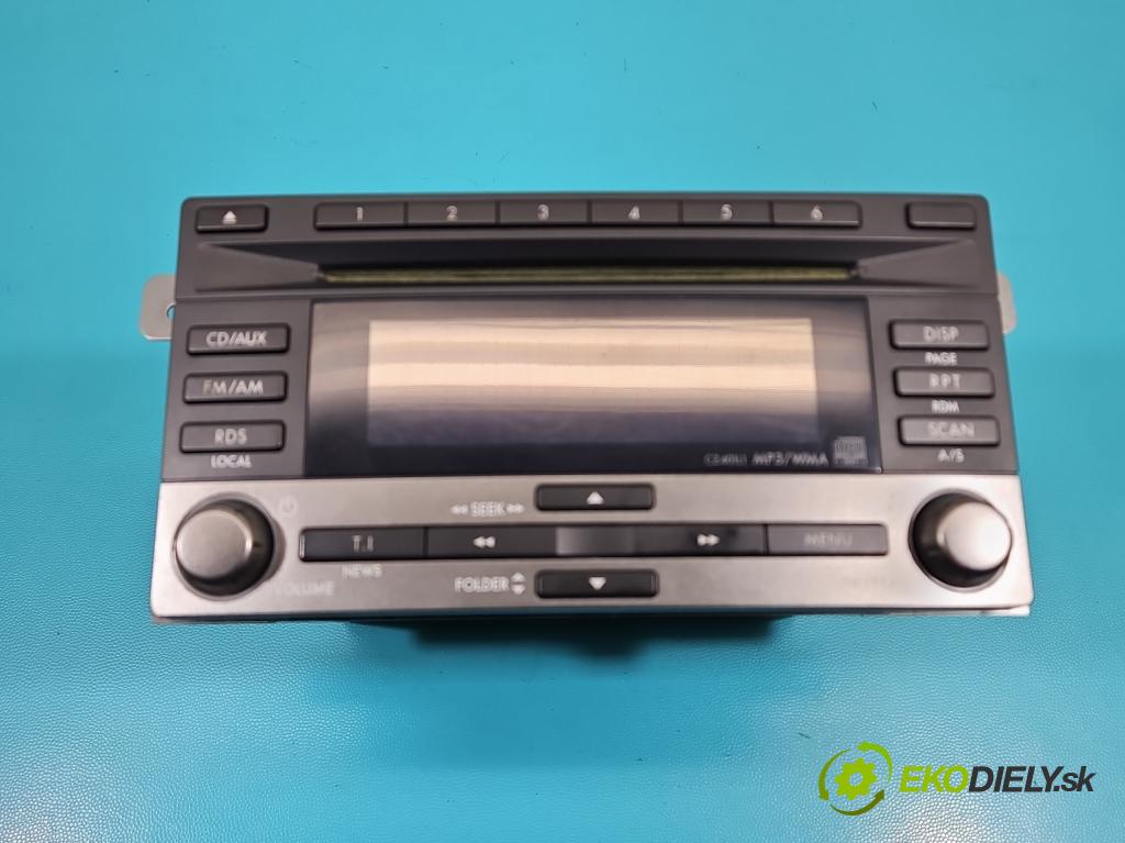 Subaru Impreza III GH 2007-2012 1.5 boxer 107 HP manual 79 kW 1498 cm3 5- Radio originál 86201FG400