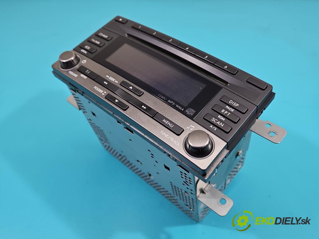Subaru Impreza III GH 2007-2012 1.5 boxer 107 HP manual 79 kW 1498 cm3 5- Radio originál 86201FG400